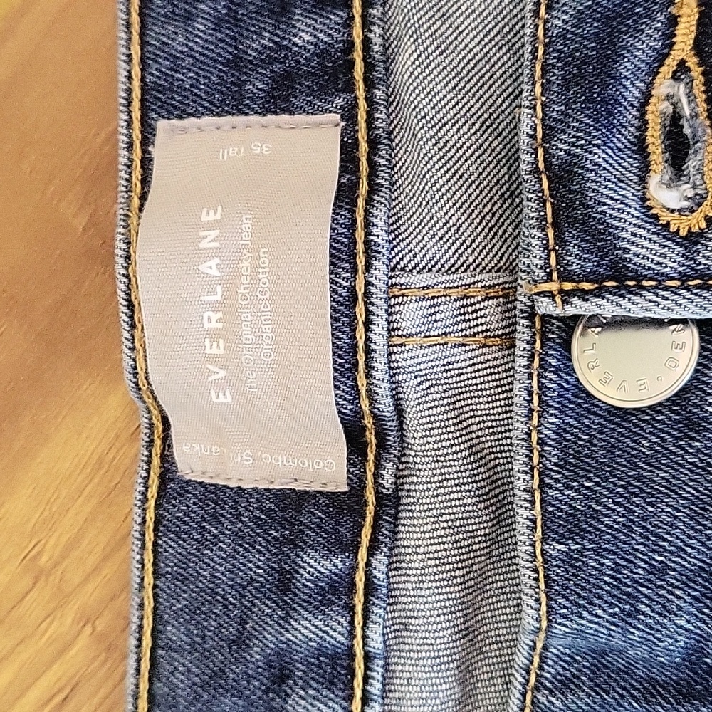 Everlane Original Cheeky Jean 35 Tall NWOT